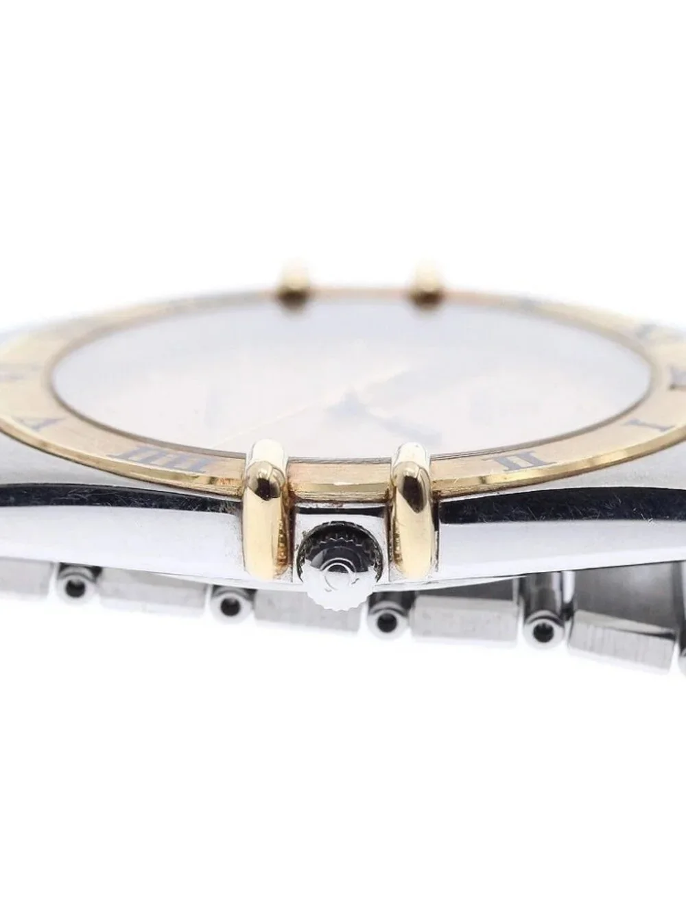 OMEGA Constellation Date gold Dial Quartz Men's Watch_966791